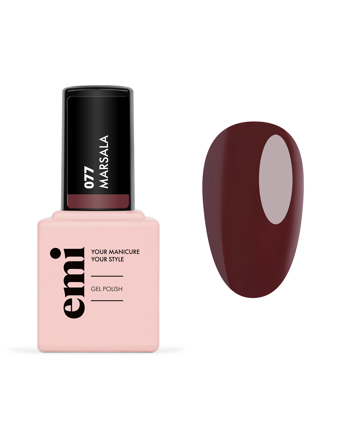 Купить E.MiLac RT Марсала №077, 9 мл. в официальном магазине EMI с доставкой по России