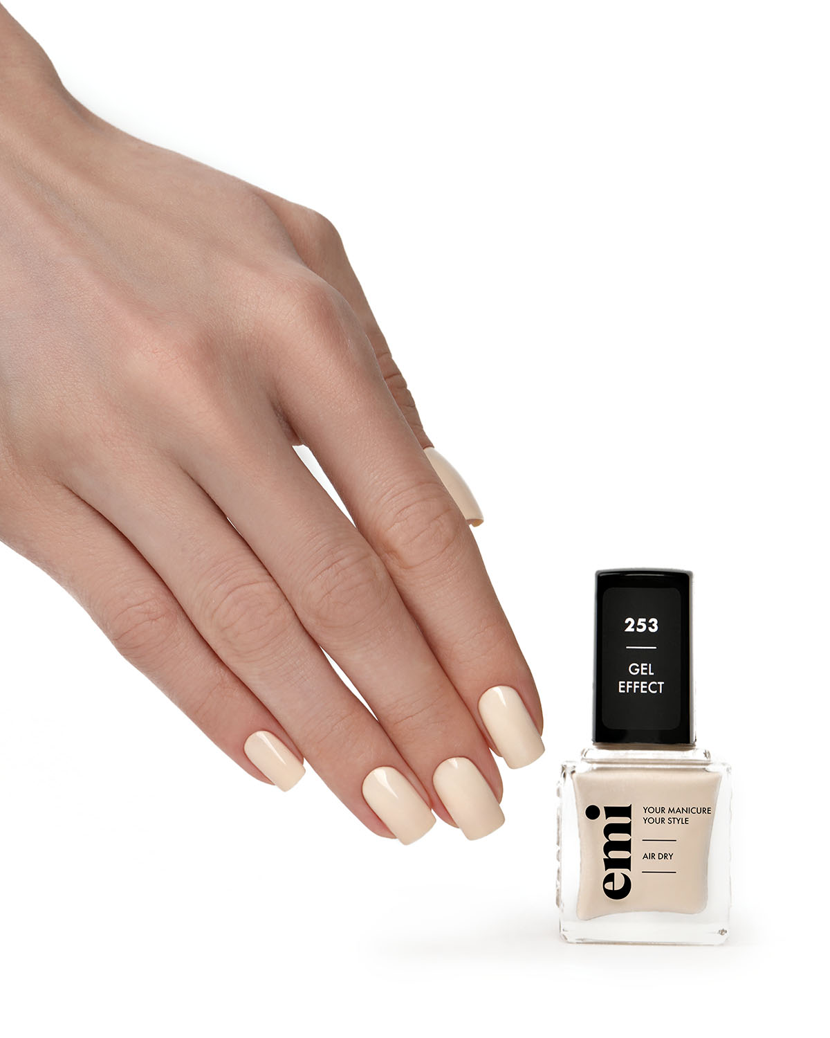 Купить Ультрастойкий лак Gel Effect Чистый холст №253, 9 мл в официальном магазине EMI с доставкой по России