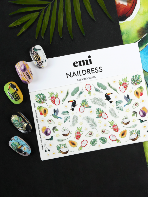 Купить Naildress Slider Design №88 Экзотика в официальном магазине EMI с доставкой по России