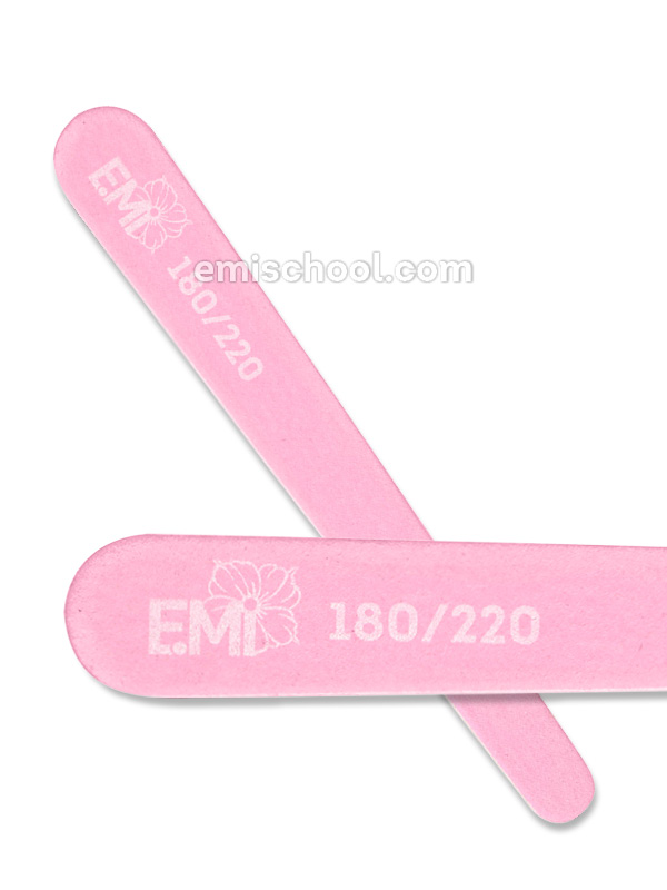 Купить Мини - пилка деревянная, розовая 180/220 в официальном магазине EMI с доставкой по России