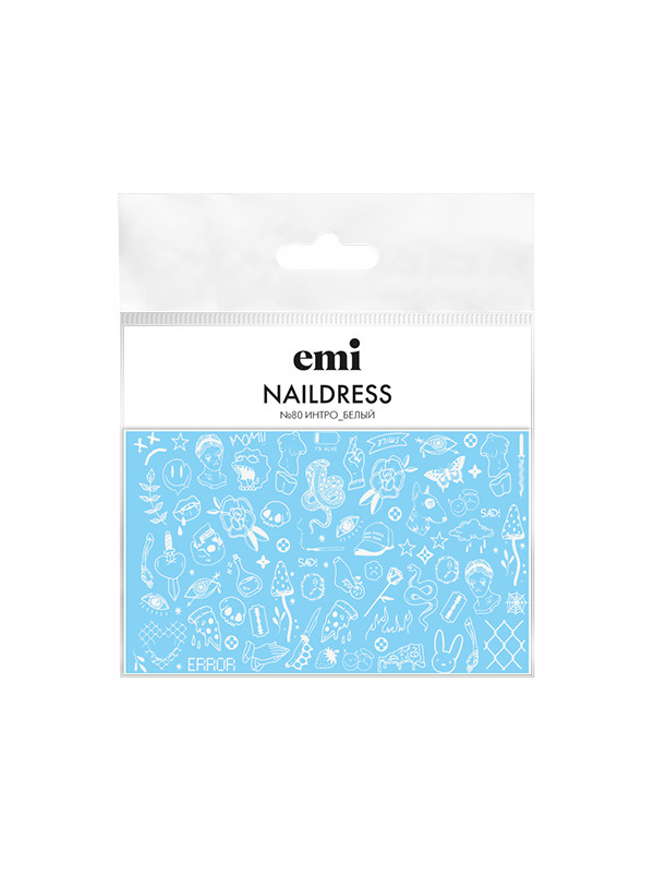 Купить Naildress Slider Design №80 Интро_белый в официальном магазине EMI с доставкой по России