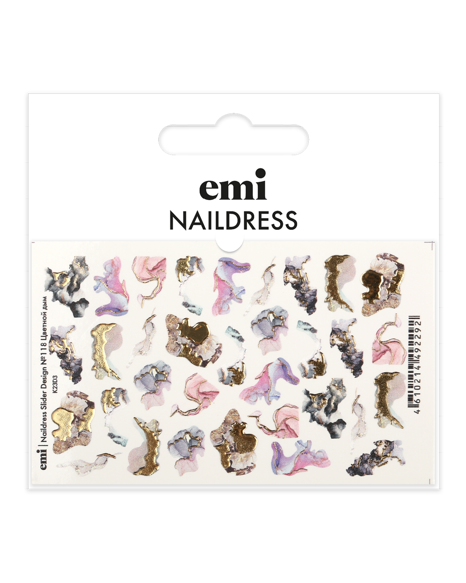 Купить Naildress Slider Design №118 Цветной дым в официальном магазине EMI с доставкой по России