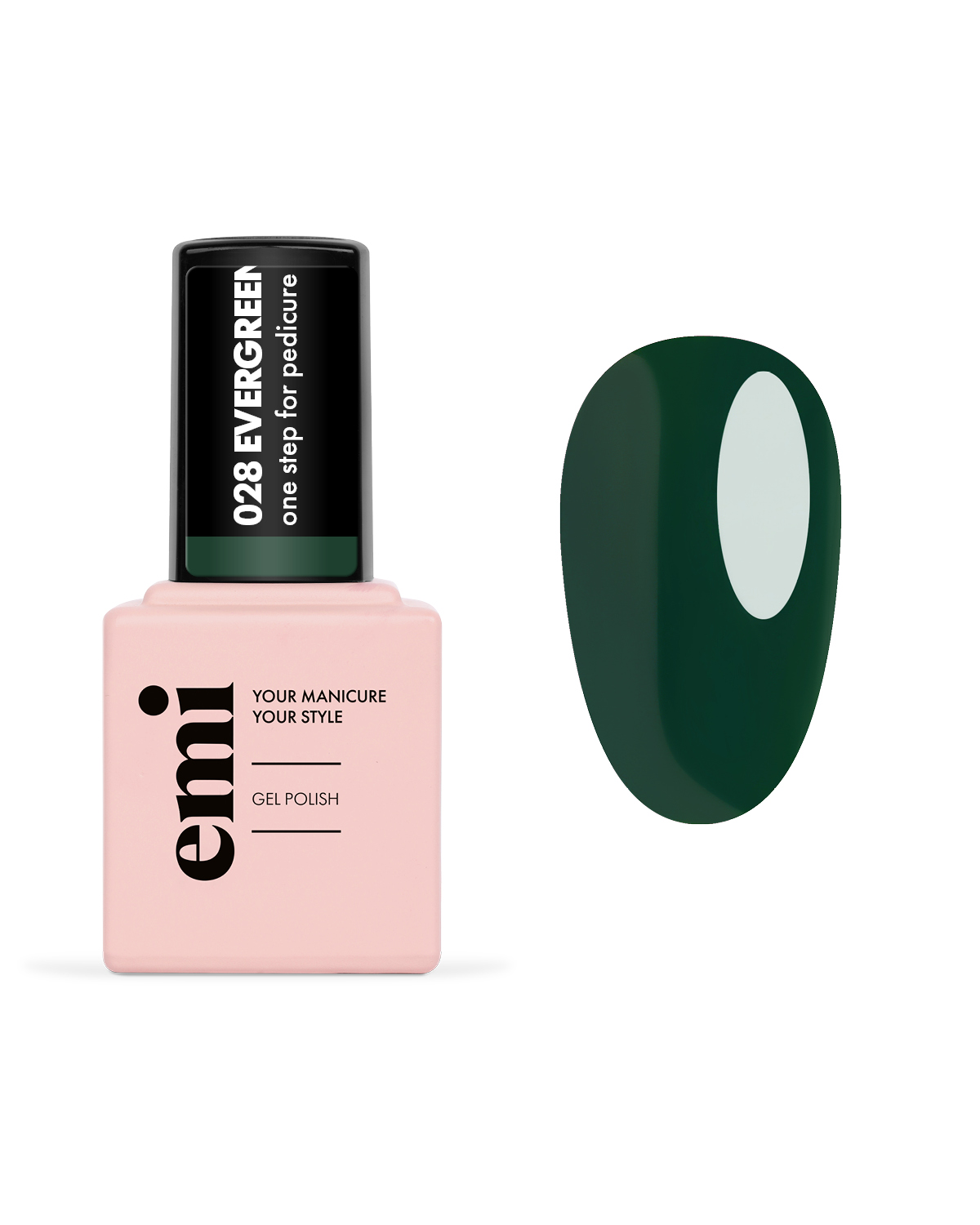 Купить E.MiLac for pedicure Вечнозеленый №28, 9 мл в официальном магазине EMI с доставкой по России