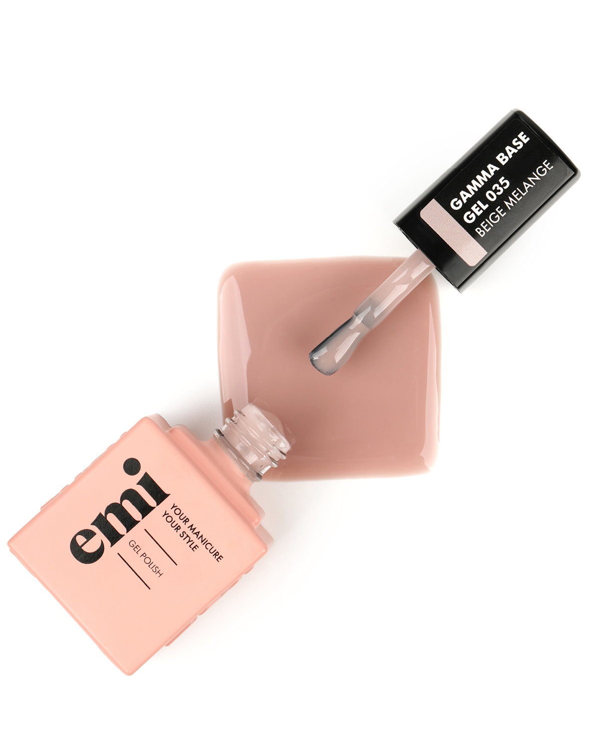 Купить NANO-E.MiLac Gamma Base Gel №035 Beige melange, 15 мл в официальном магазине EMI с доставкой по России