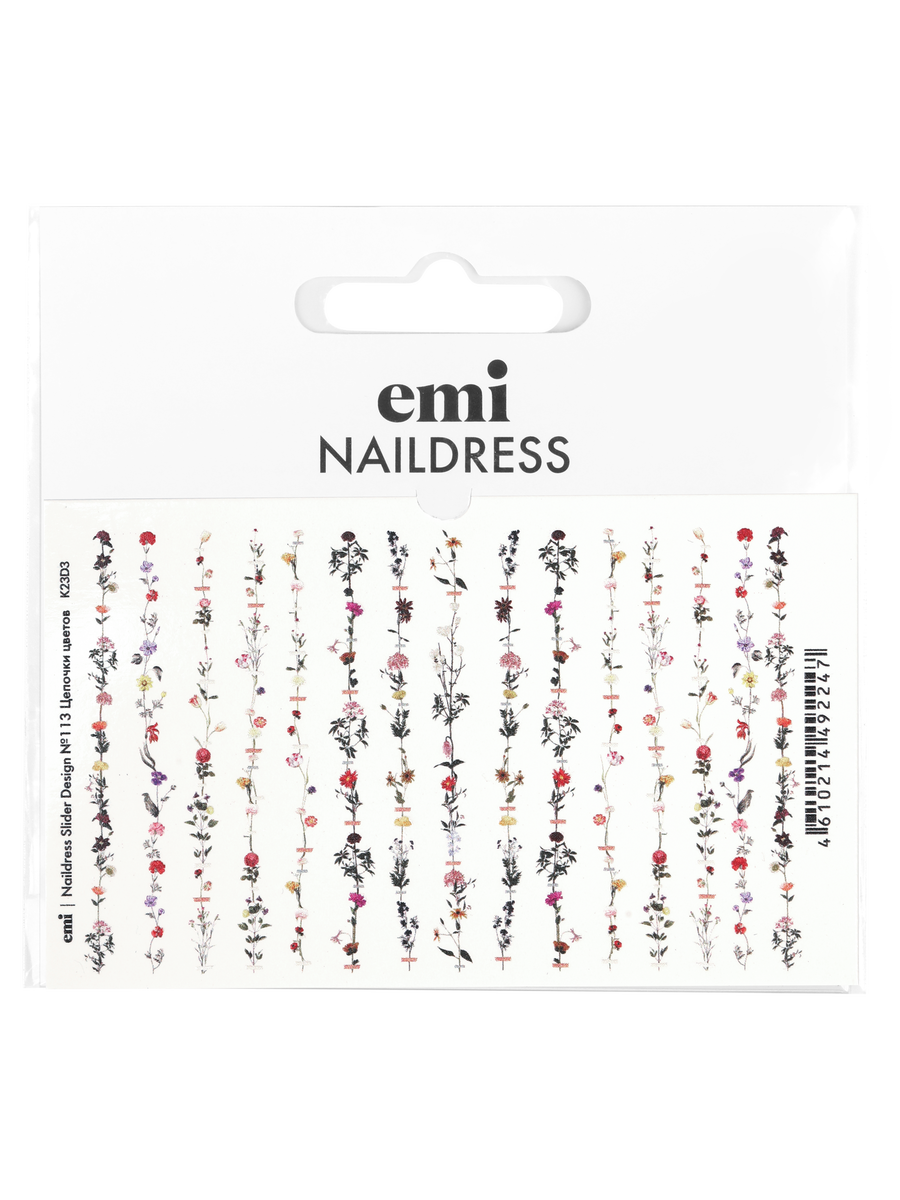Купить Naildress Slider Design №113 Цепочки цветов в официальном магазине EMI с доставкой по России