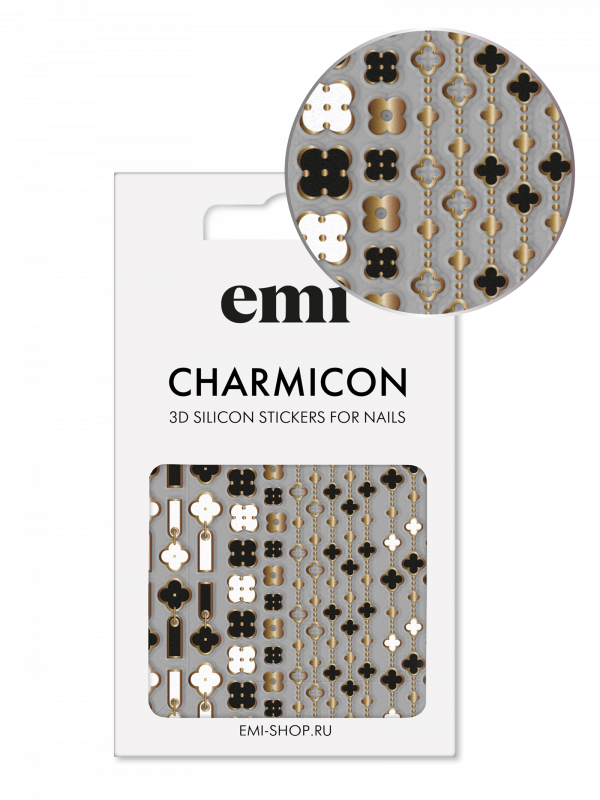 Купить Charmicon 3D Silicone Stickers №185 Четырехлистник в официальном магазине EMI с доставкой по России