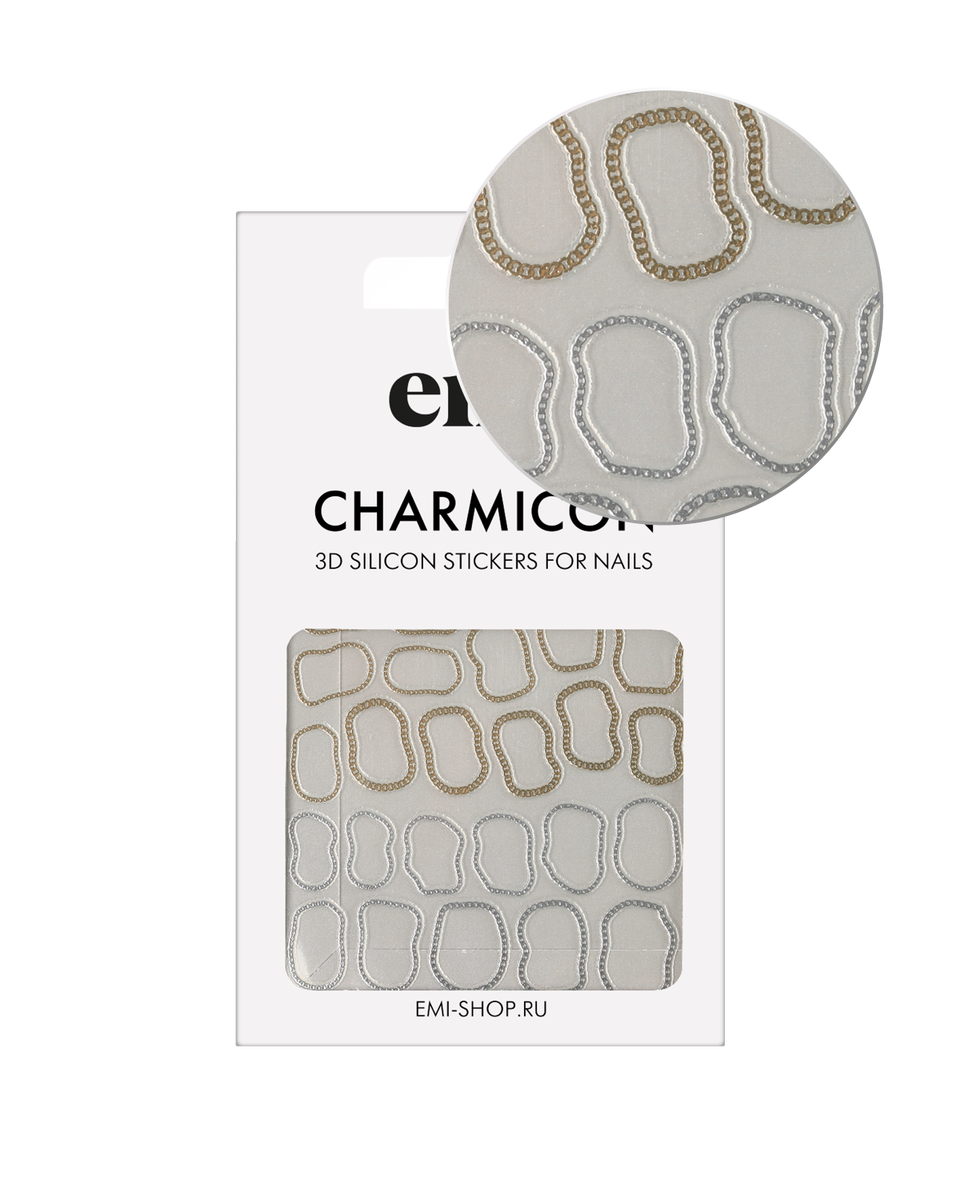 Купить Charmicon 3D Silicone Stickers №241 Абстрактные цепи в официальном магазине EMI с доставкой по России