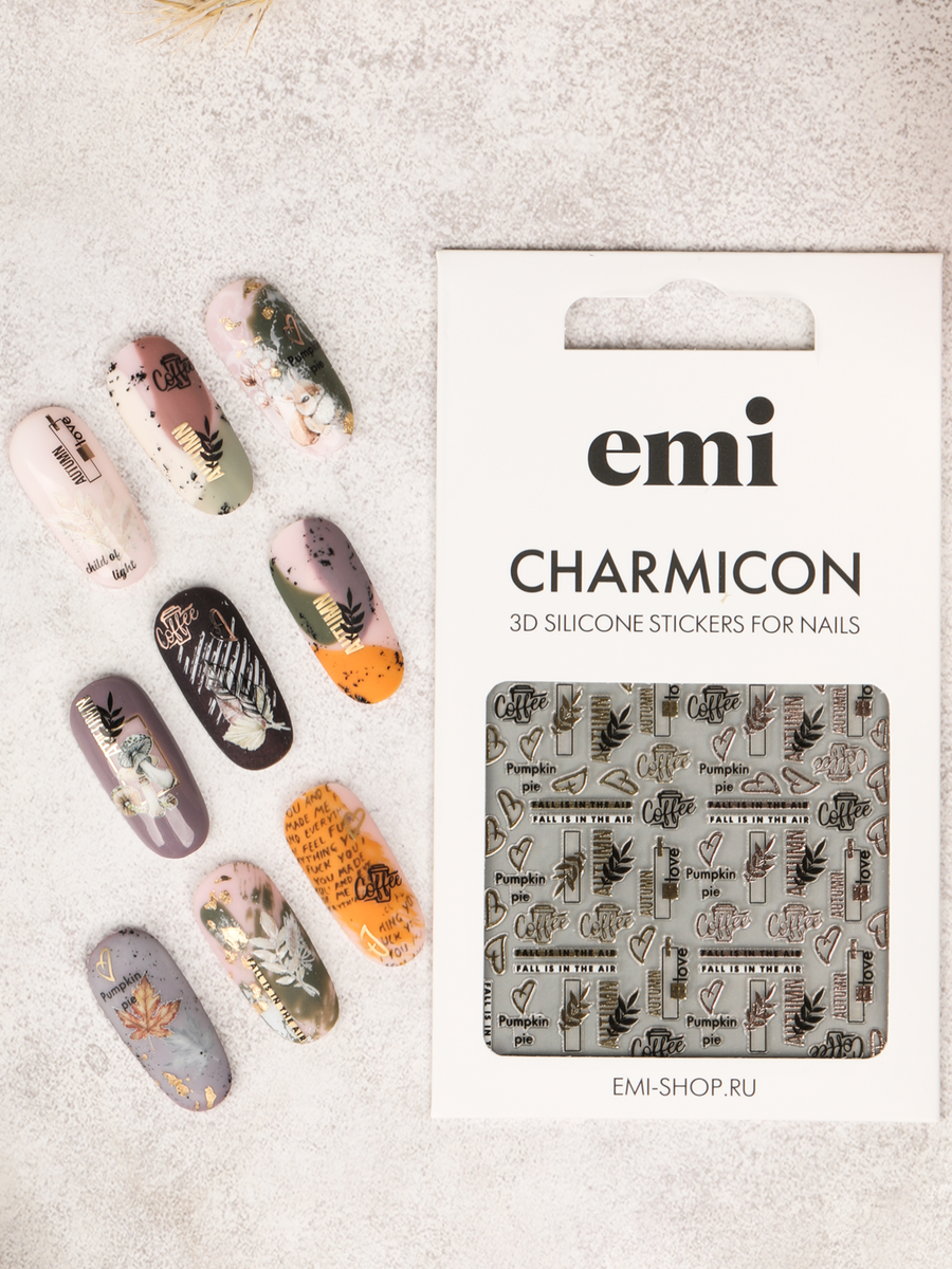 Купить Charmicon 3D Silicone Stickers №219 Уютная осень в официальном магазине EMI с доставкой по России