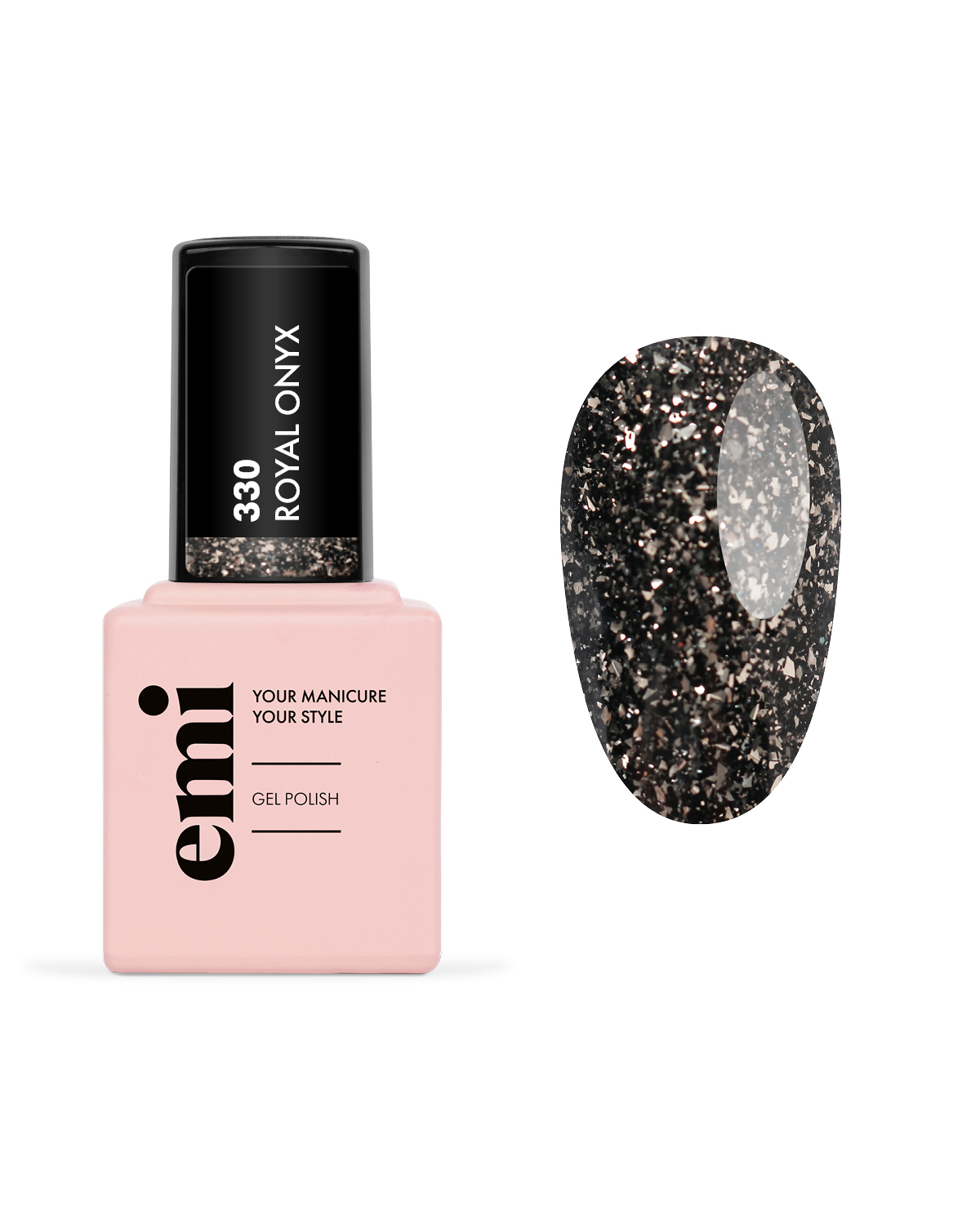 Купить E.MiLac NY Королевский оникс №330, 9 мл. в официальном магазине EMI с доставкой по России