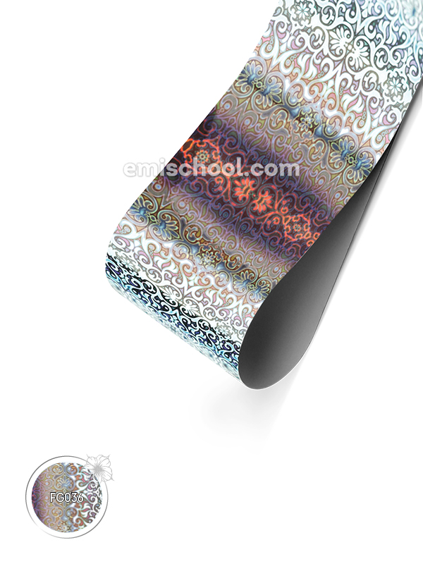 Купить Фольга голографическая Серебряная «Арабеска» 1,5 м. в официальном магазине EMI с доставкой по России