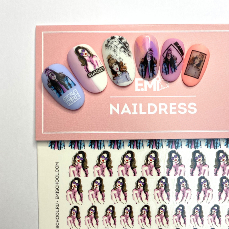 Купить Naildress Slider Design №24 Fashion Lady в официальном магазине EMI с доставкой по России