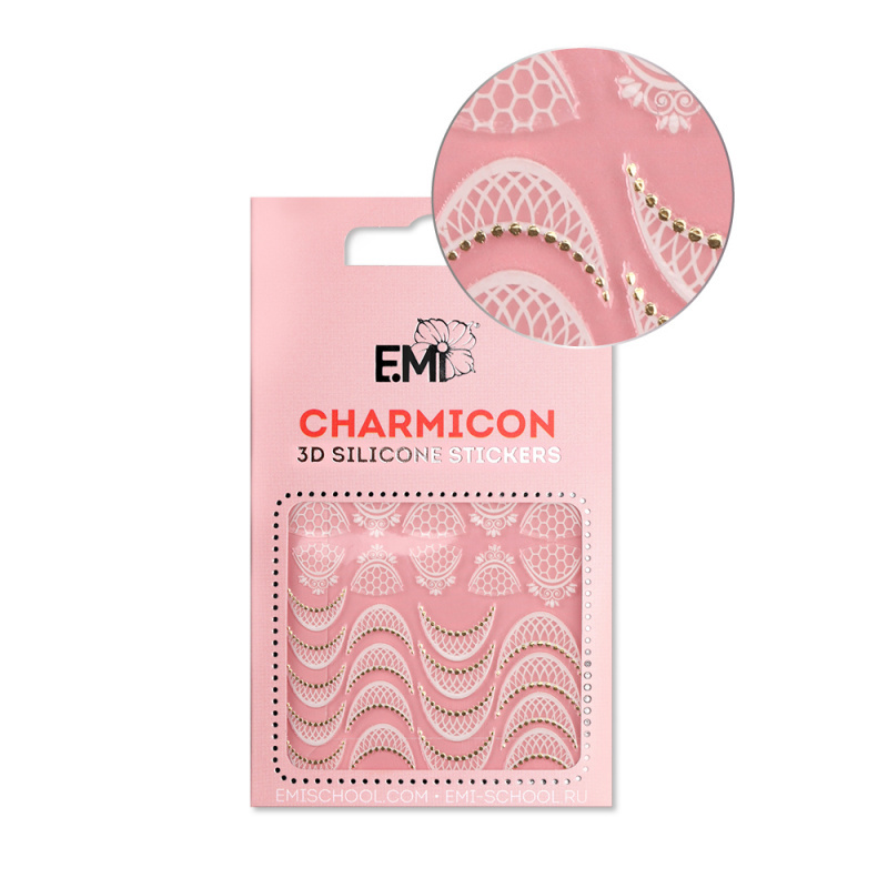 Купить Charmicon 3D Silicone Stickers №108 Кружевные лунулы в официальном магазине EMI с доставкой по России