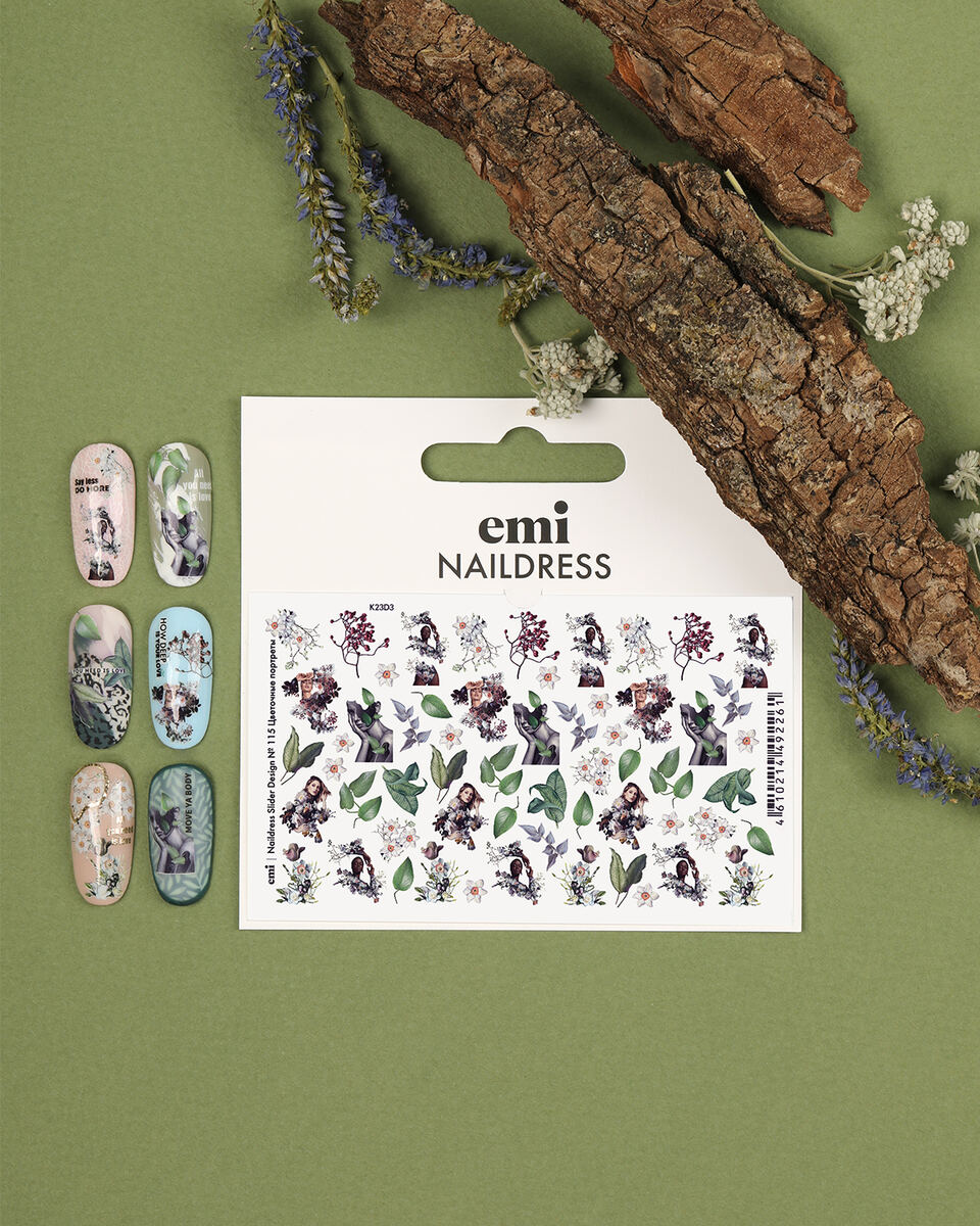 Купить Naildress Slider Design №115 Цветочные портреты в официальном магазине EMI с доставкой по России