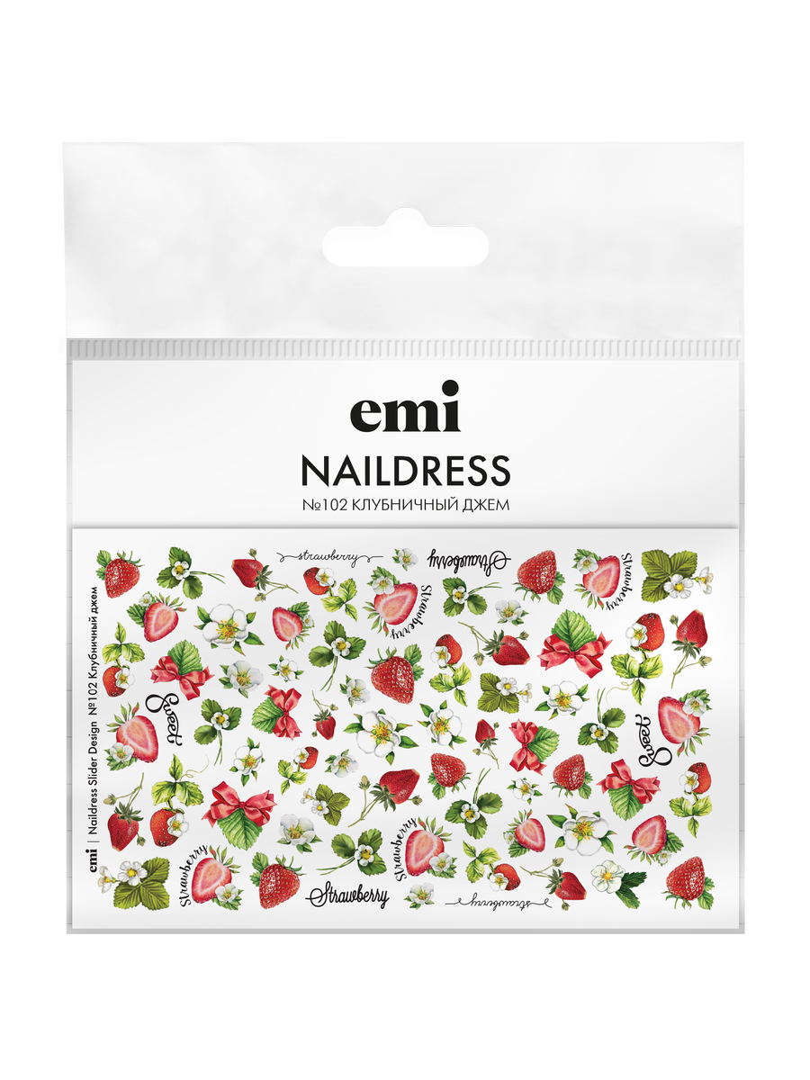 Купить Naildress Slider Design №102 Клубничный джем в официальном магазине EMI с доставкой по России