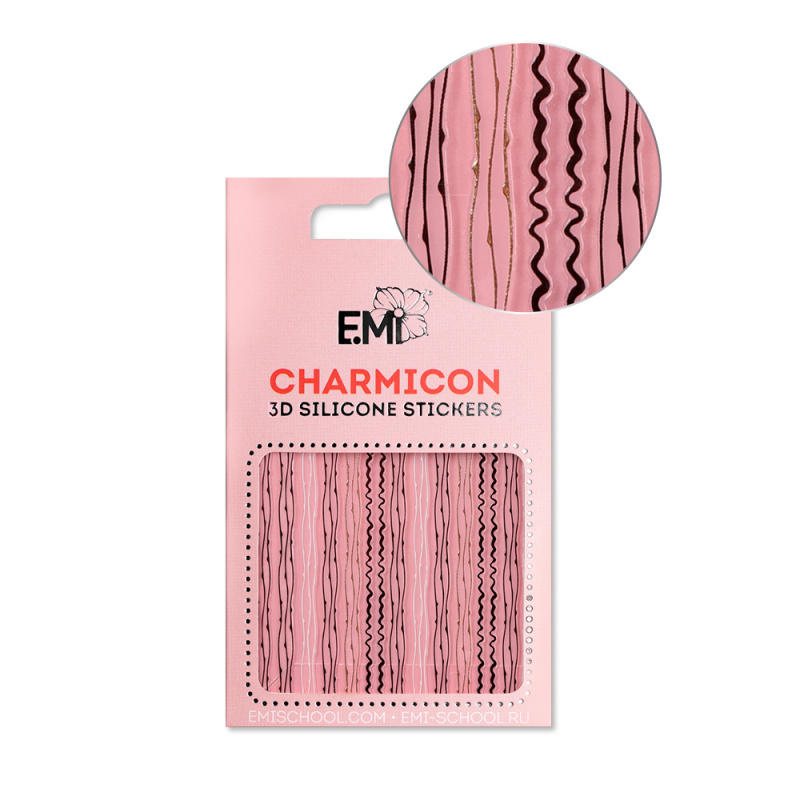Купить Charmicon 3D Silicone Stickers №122 Линии в официальном магазине EMI с доставкой по России