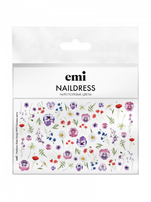 Купить Naildress Slider Design №90 Полевые цветы в официальном магазине EMI с доставкой по России