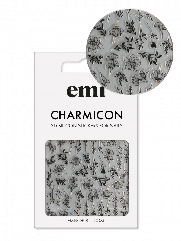 Купить Charmicon 3D Silicone Stickers №191 Осенняя нежность_черный в официальном магазине EMI с доставкой по России