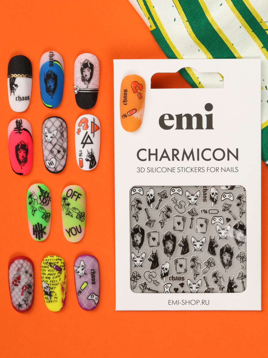 Купить Charmicon 3D Silicone Stickers №220 Хаос в официальном магазине EMI с доставкой по России