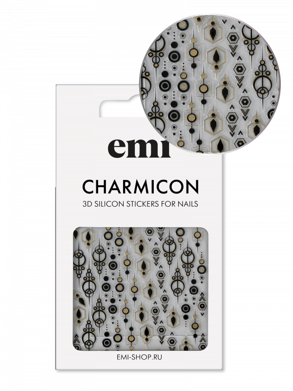 Charmicon 3D Silicone Stickers №214 Фигурные узоры
