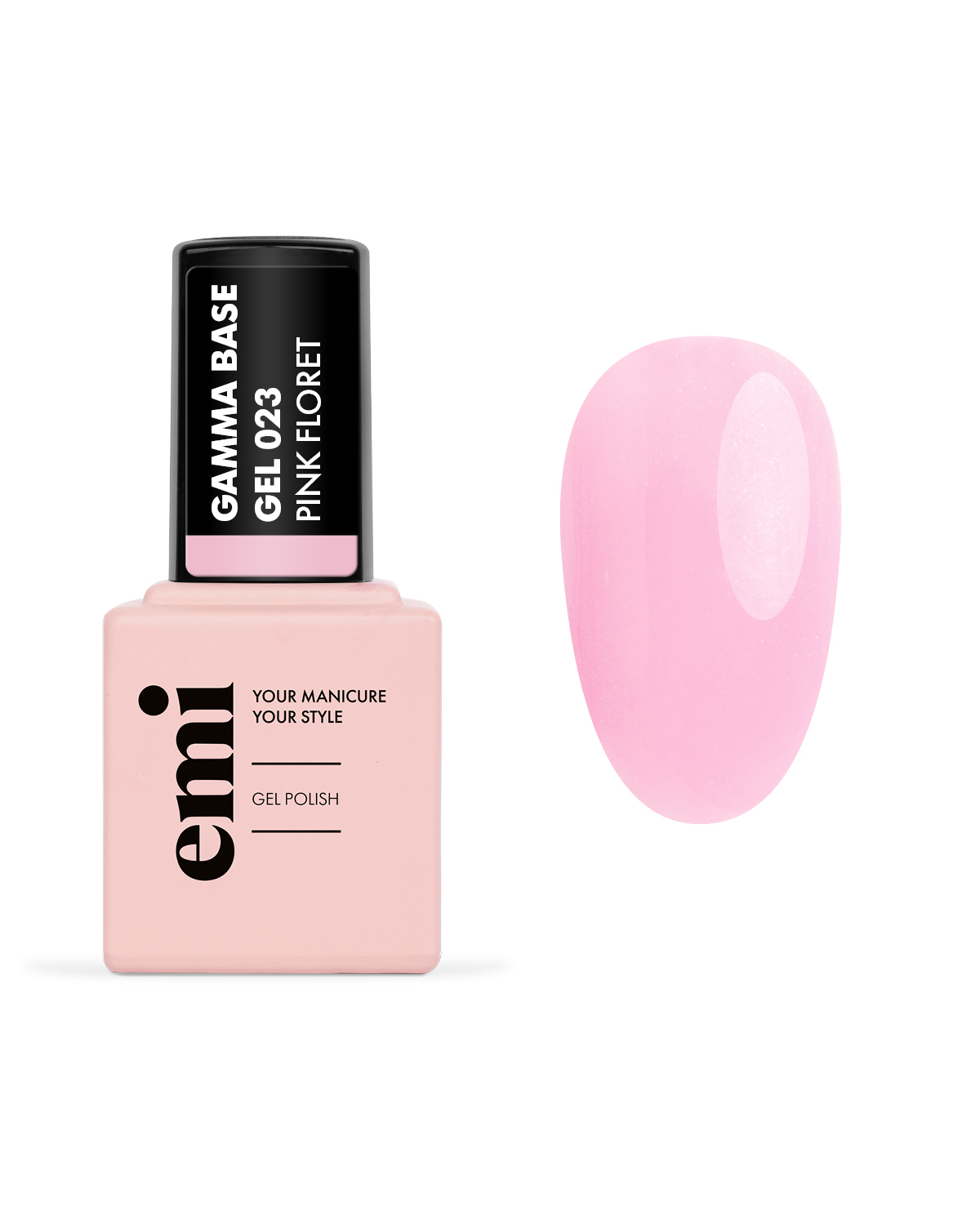 Купить E.MiLac Gamma Base Gel №023 Pink floret, 15 мл в официальном магазине EMI с доставкой по России