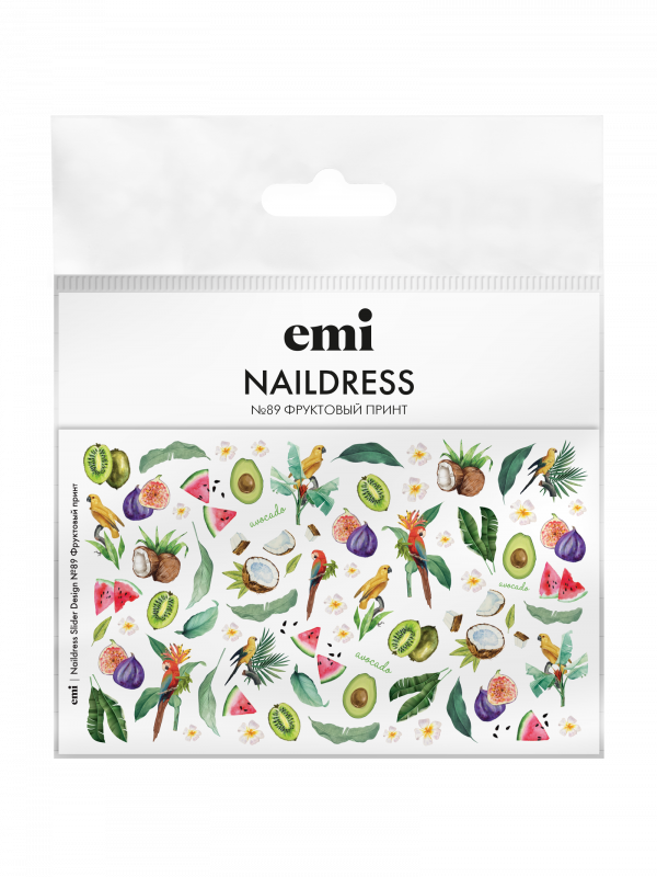 Купить Naildress Slider Design №89 Фруктовый принт в официальном магазине EMI с доставкой по России