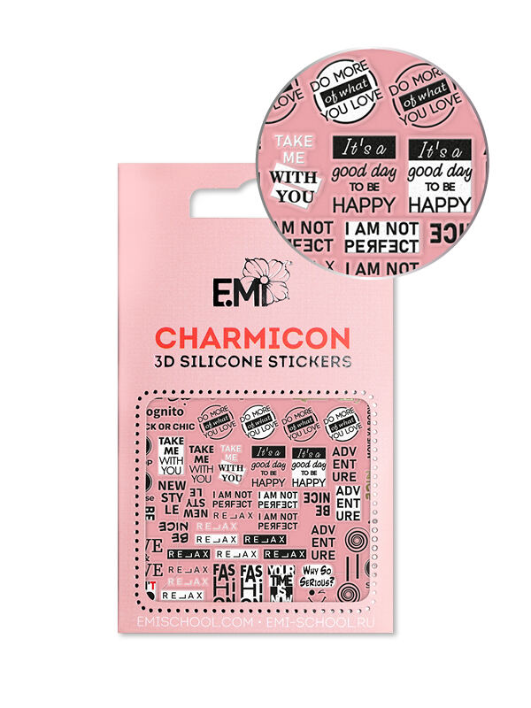 Купить Charmicon 3D Silicone Stickers №144 Be Nice в официальном магазине EMI с доставкой по России