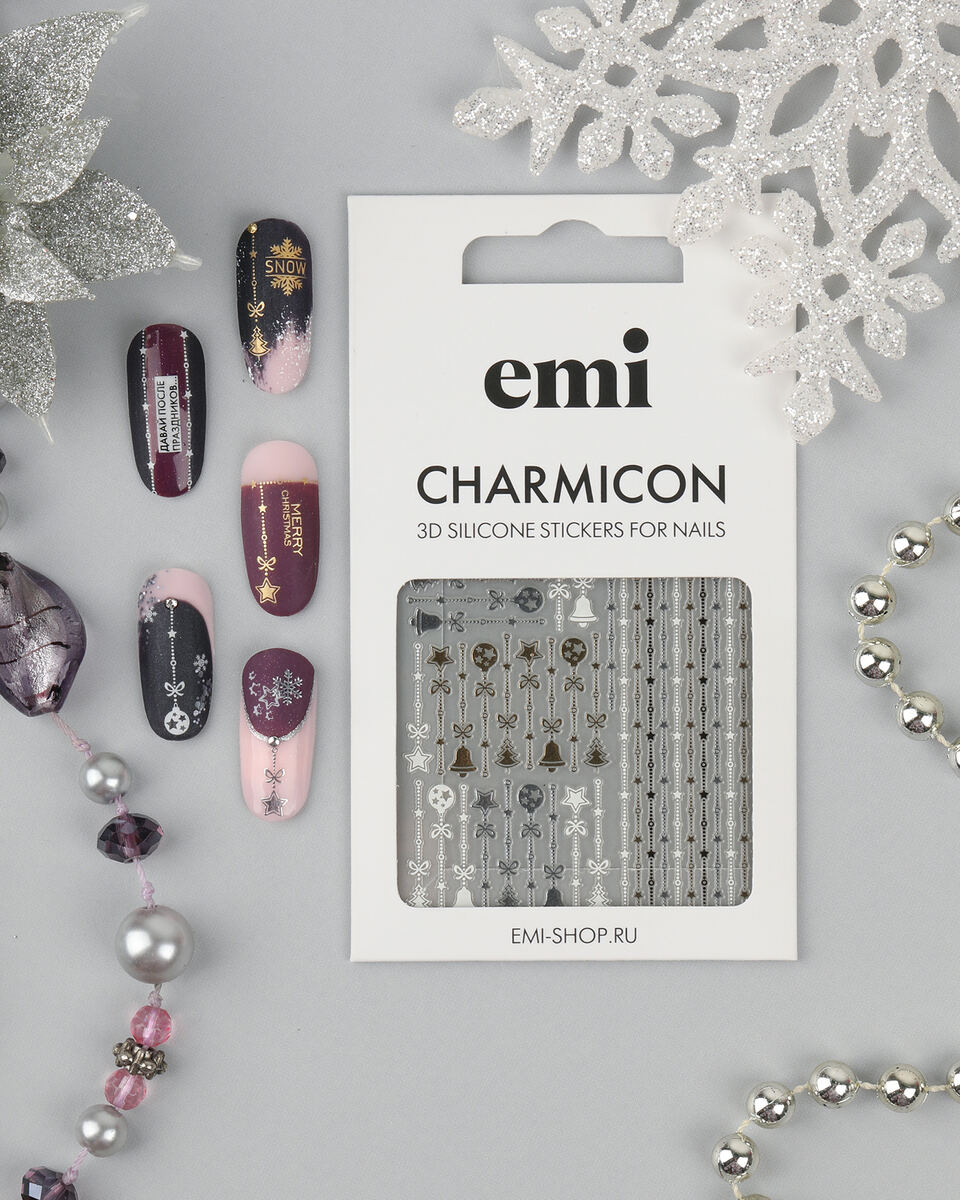 Купить Charmicon 3D Silicone Stickers №226 Новогодний декор в официальном магазине EMI с доставкой по России