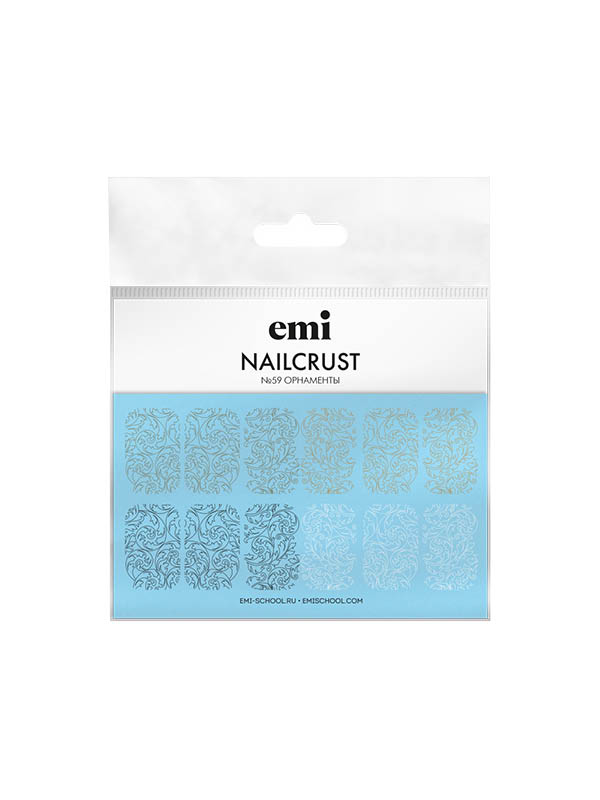 Купить NAILCRUST Трафареты-слайдеры №59 Орнаменты в официальном магазине EMI с доставкой по России