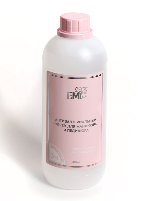 Купить Антибактериальный спрей для маникюра и педикюра, 1000 мл. в официальном магазине EMI с доставкой по России