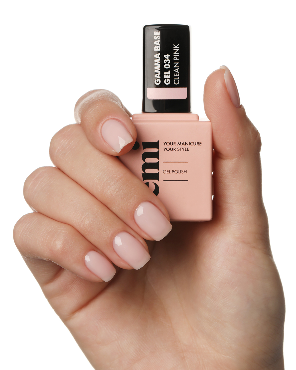 Купить NANO-E.MiLac Gamma Base Gel №034 Clean pink, 15 мл в официальном магазине EMI с доставкой по России