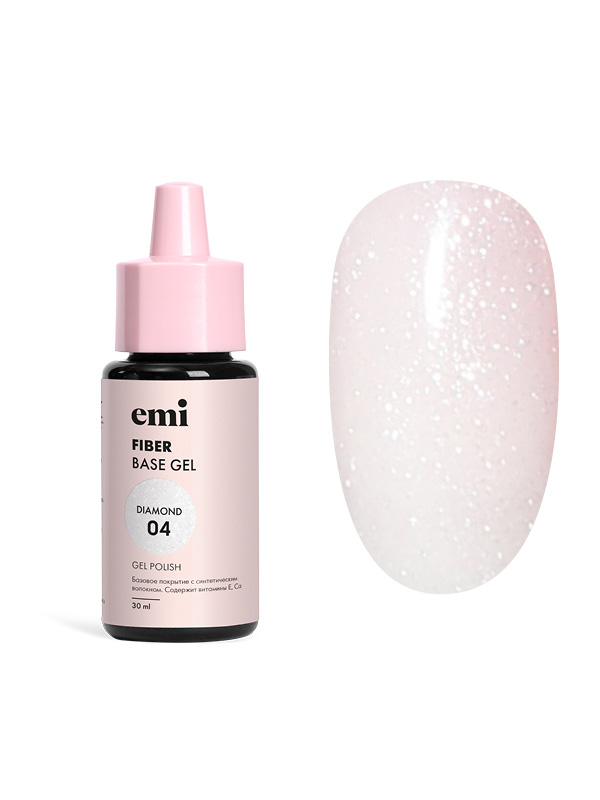 Купить E.MiLac Fiber Base Gel Diamond №4, 30 мл. в официальном магазине EMI с доставкой по России
