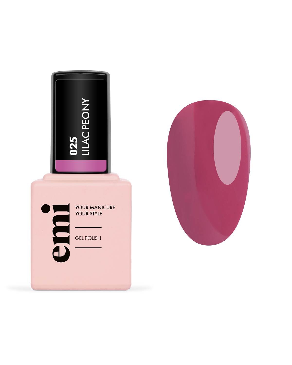 Купить E.MiLac Лиловый пион №025, 9 мл. в официальном магазине EMI с доставкой по России