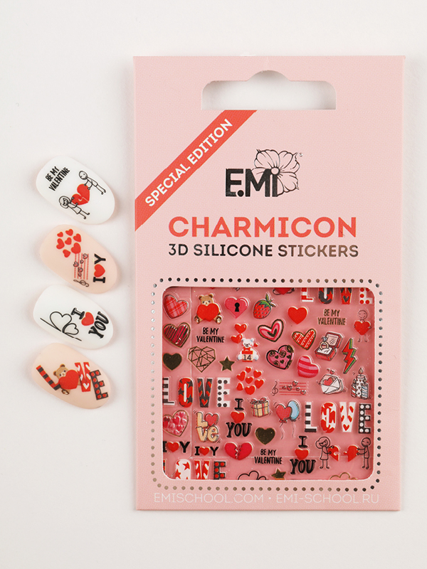 Купить Charmicon 3D Silicone Stickers Любовь в официальном магазине EMI с доставкой по России