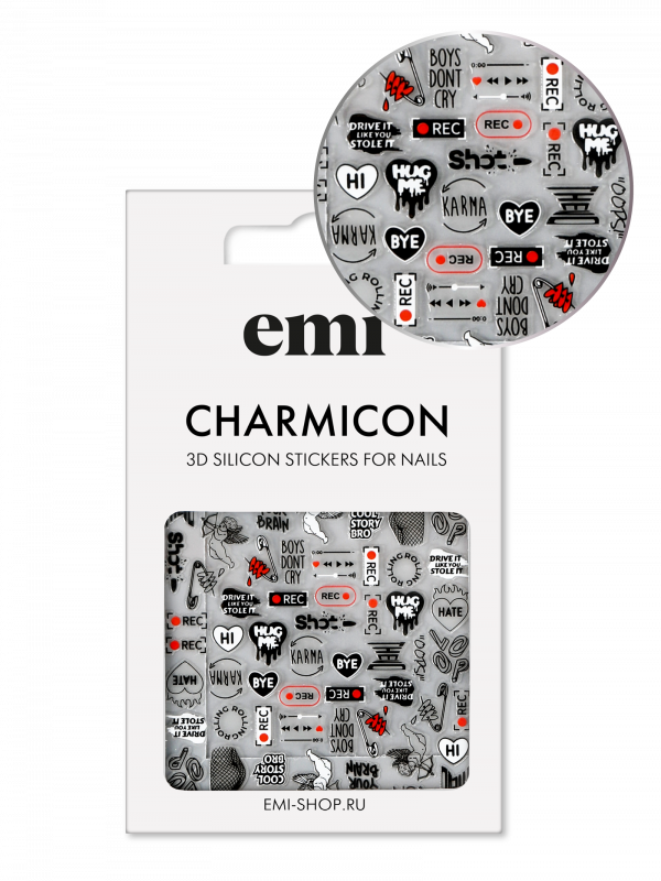 Купить Charmicon 3D Silicone Stickers №210 Рок-н-ролл в официальном магазине EMI с доставкой по России