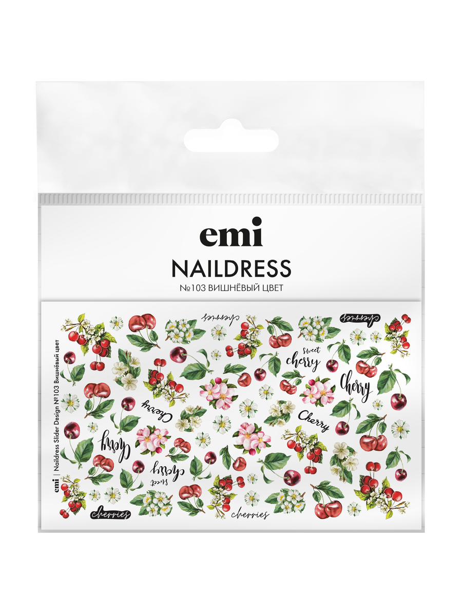 Купить Naildress Slider Design №103 Вишнёвый цвет в официальном магазине EMI с доставкой по России