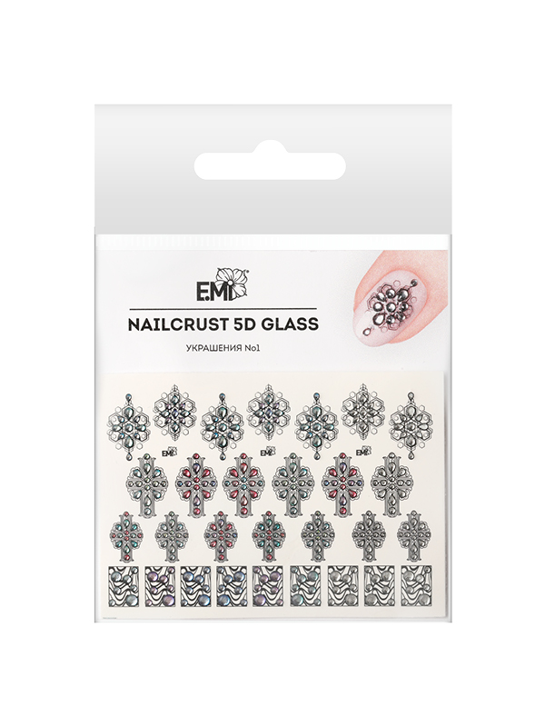 Купить NAILCRUST 5D GLASS Украшения №1 в официальном магазине EMI с доставкой по России
