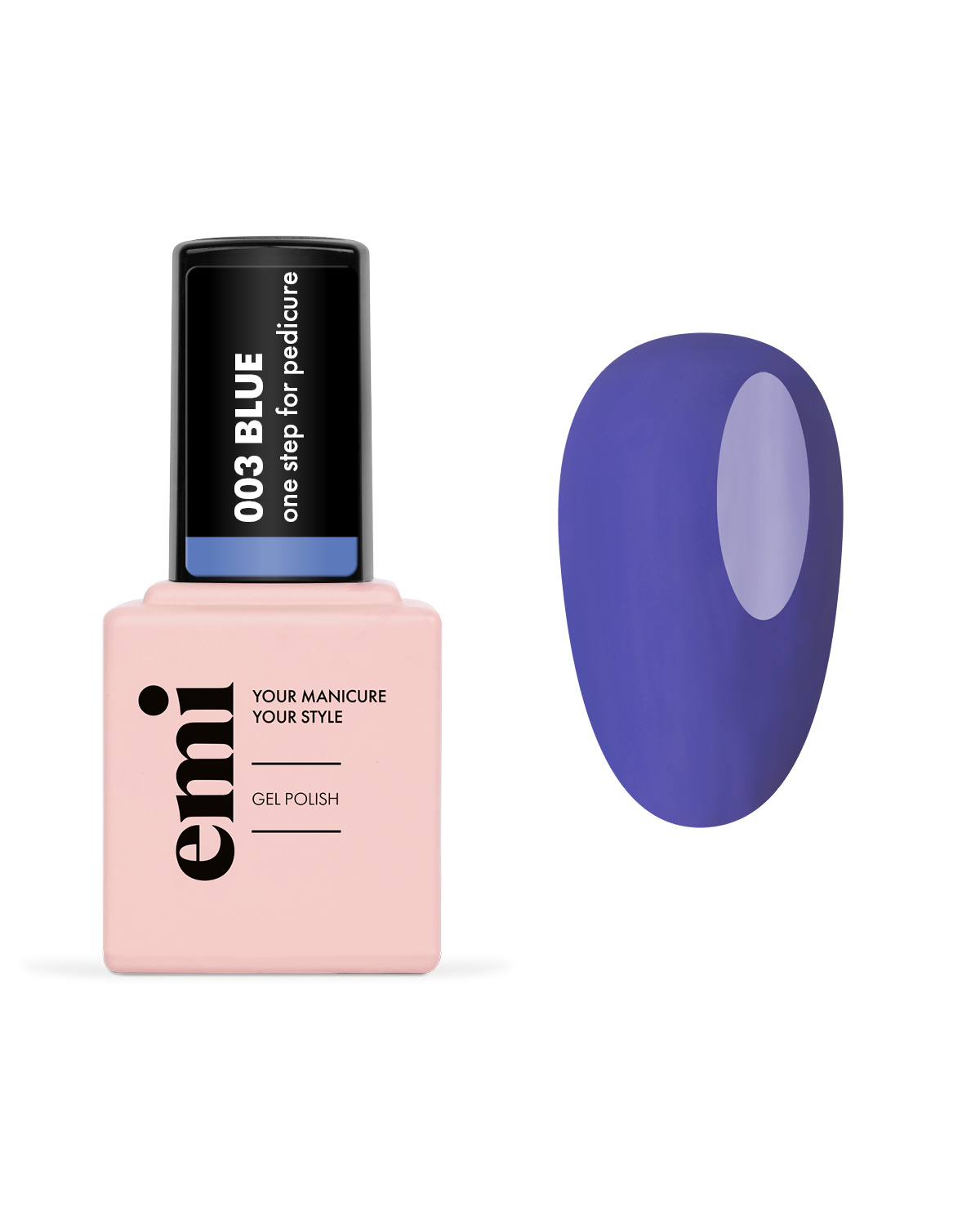 Купить E.MiLac for pedicure Синий №3, 9 мл. в официальном магазине EMI с доставкой по России