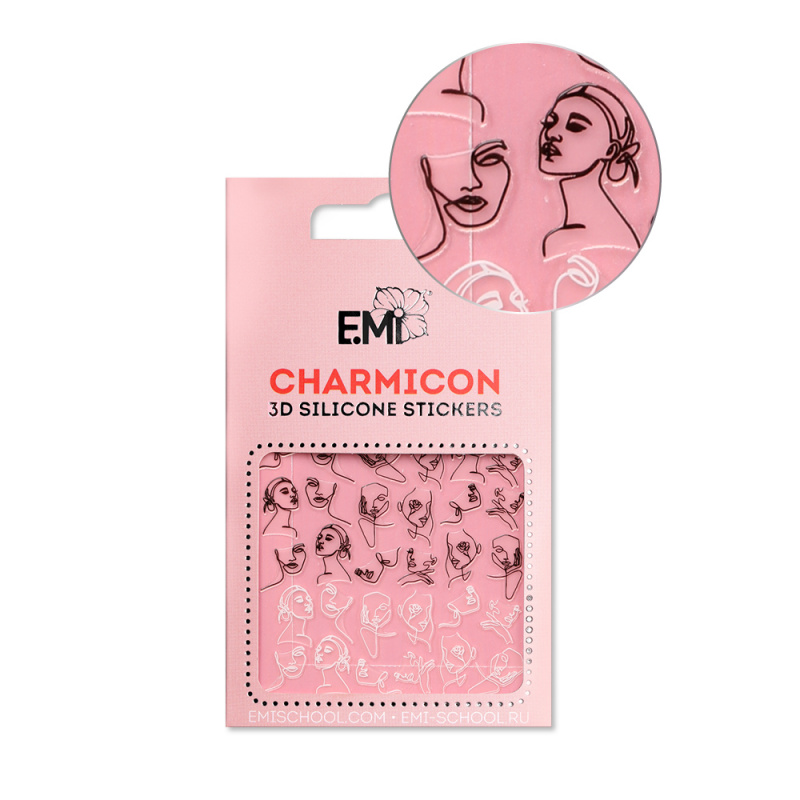 Купить Charmicon 3D Silicone Stickers №124 Лица в официальном магазине EMI с доставкой по России