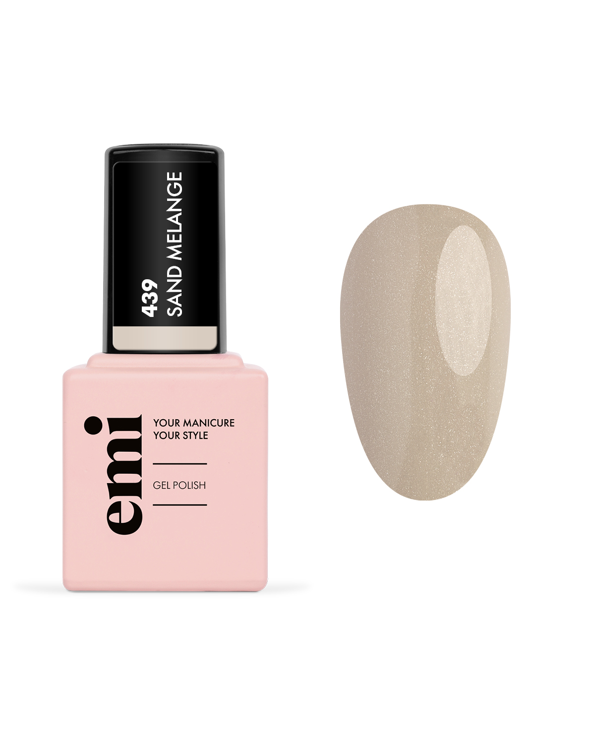 Купить E.MiLac GS Песочный Меланж №439, 9 мл в официальном магазине EMI с доставкой по России
