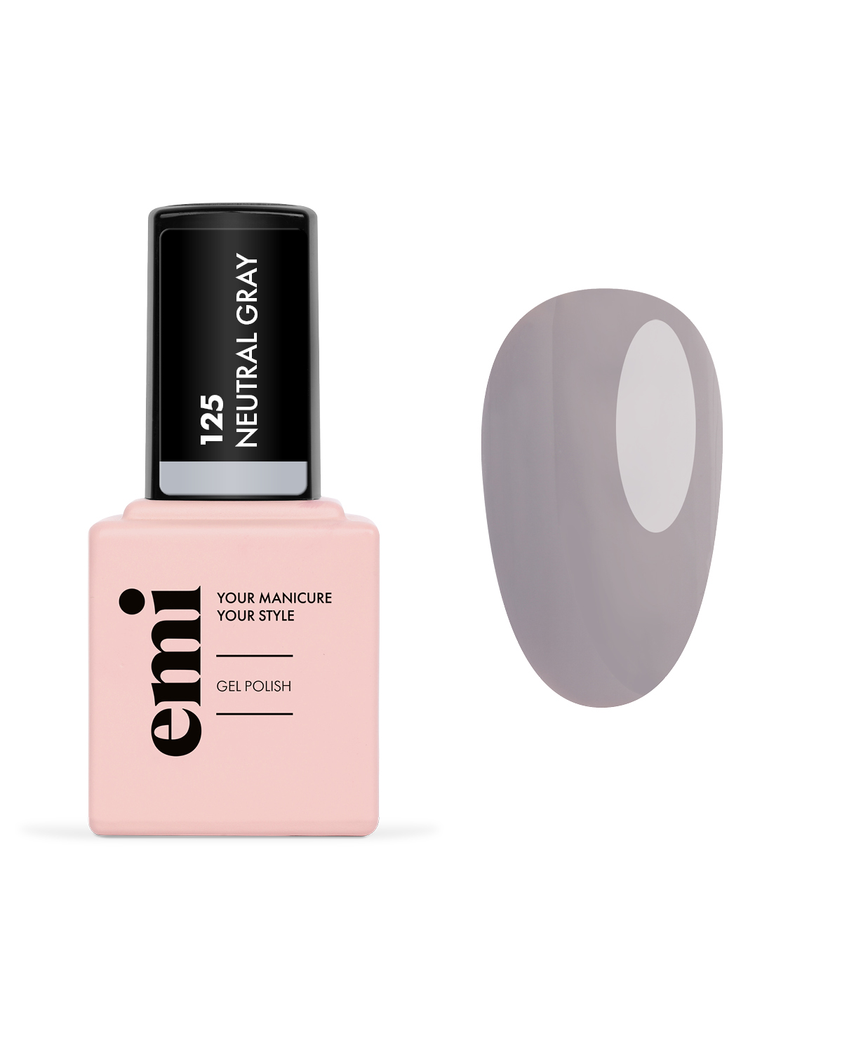 Купить E.MiLac TGR Нейтральный серый №125, 9 мл. в официальном магазине EMI с доставкой по России