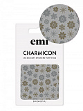 Купить Charmicon 3D Silicone Stickers №151 Снежинки золото/серебро в официальном магазине EMI с доставкой по России