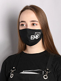Купить Маска тканевая черная с логотипом в официальном магазине EMI с доставкой по России